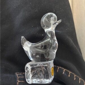 Vintage glass duck by Arte Murano